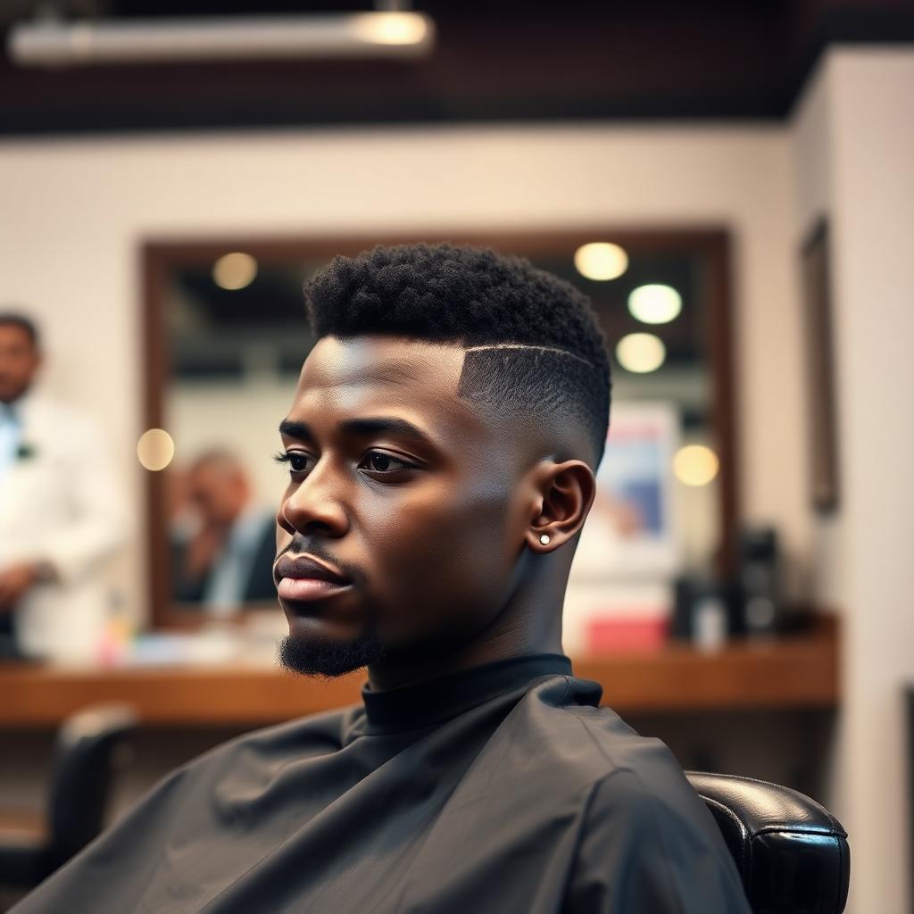Precision fade haircut at Philadelphia Hair Company