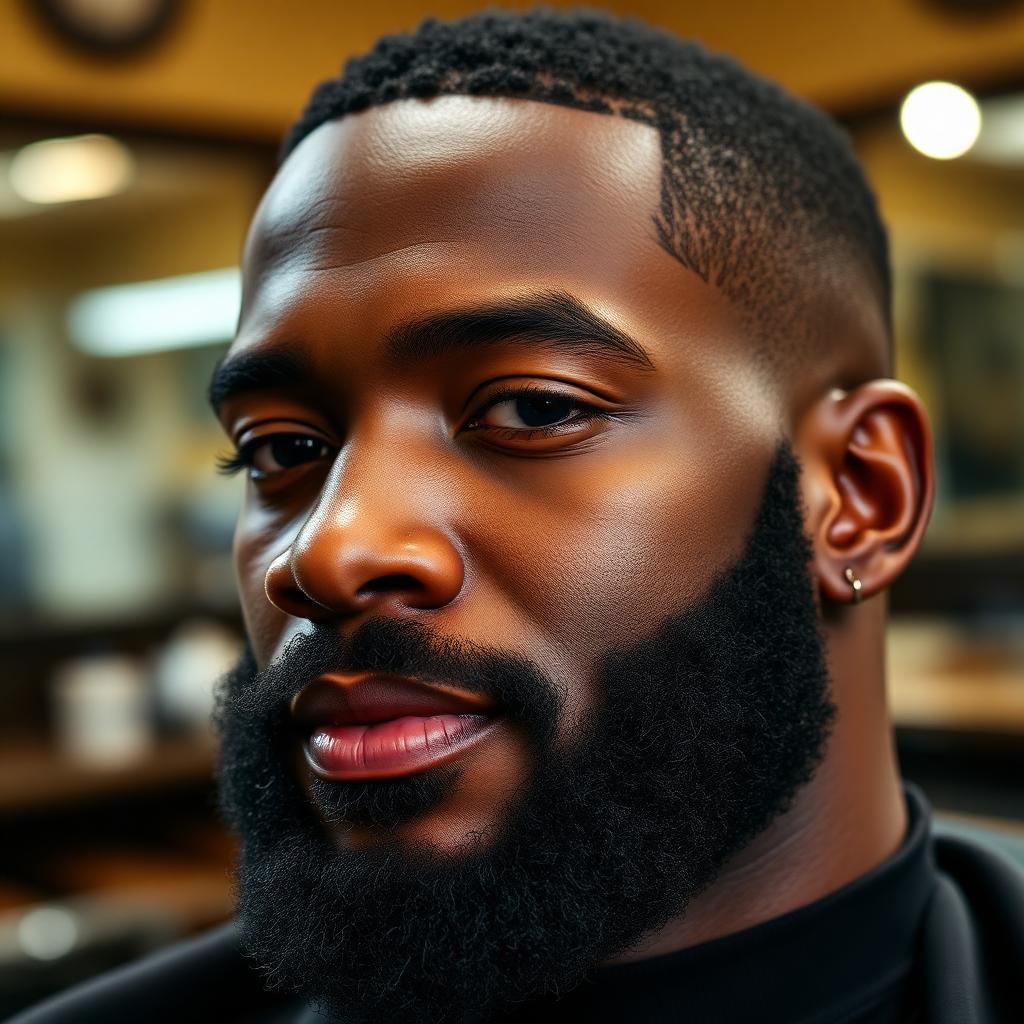 Expert beard sculpting and grooming